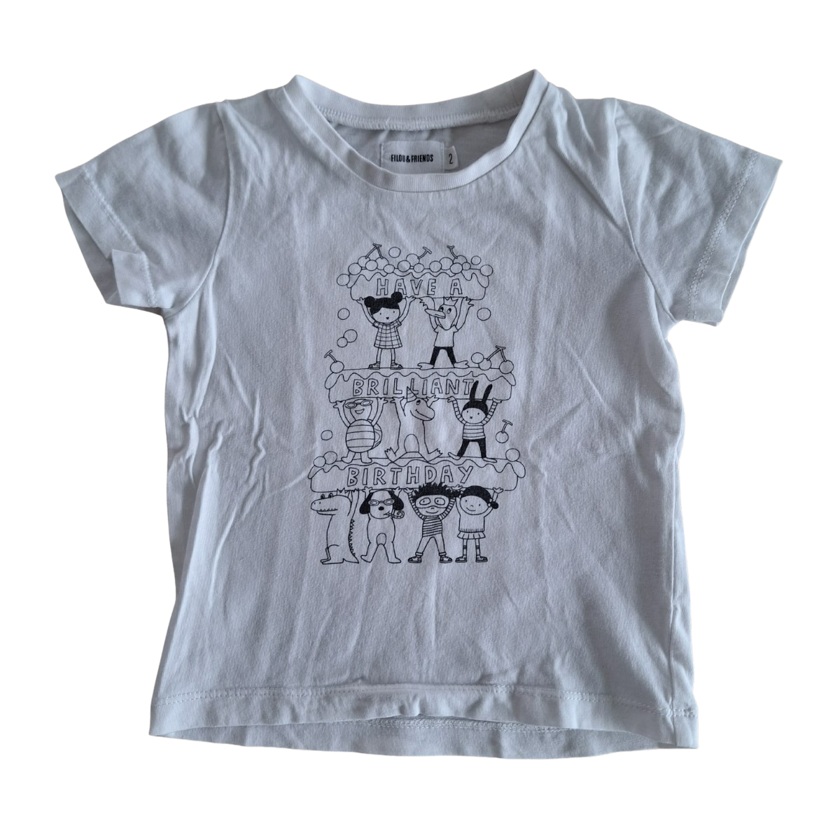 Filou & Friends - Tshirt - Maat 2j