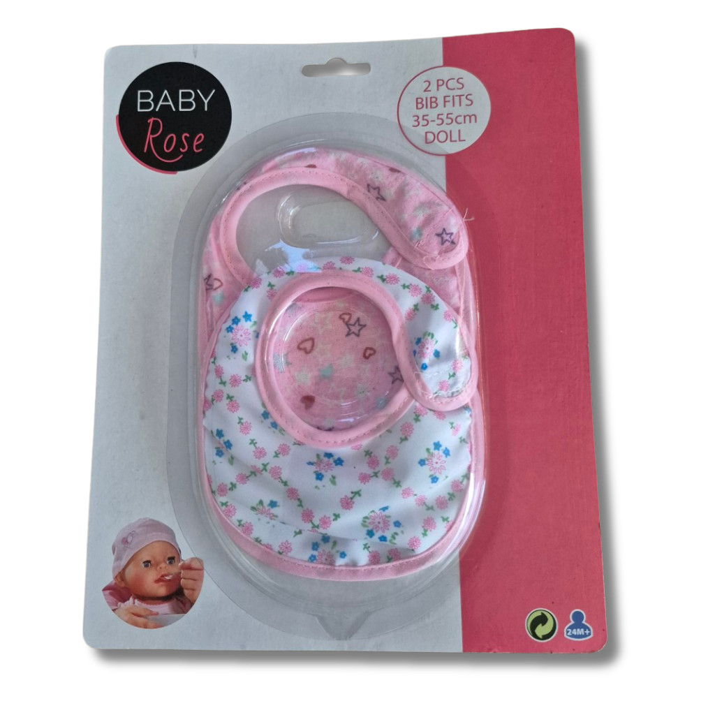 Baby Rose - slabbetje 2 stuks