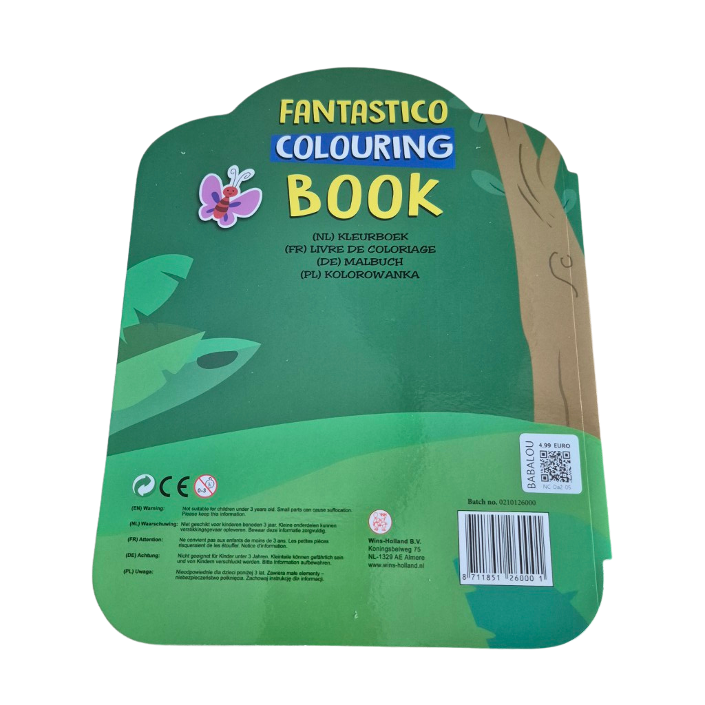 Kleur & Stickerboek: Dieren