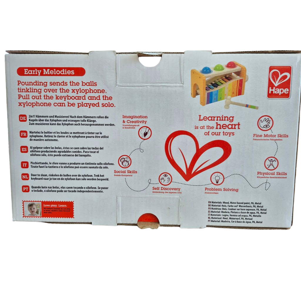 Hape - Xylofoon en hamerspel - 12M+