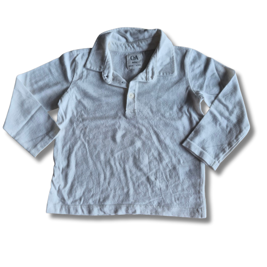 C&A - Longsleeve polo - Maat 86
