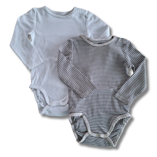 H&M - Body's 2 stuks - Maat 86