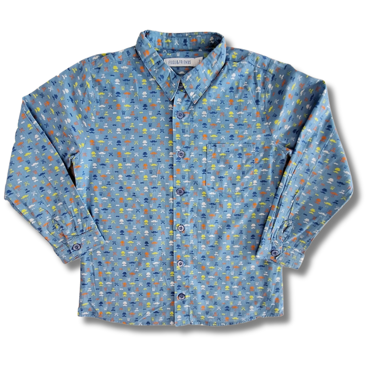 Filou & Friends - Hemd - Maat 122