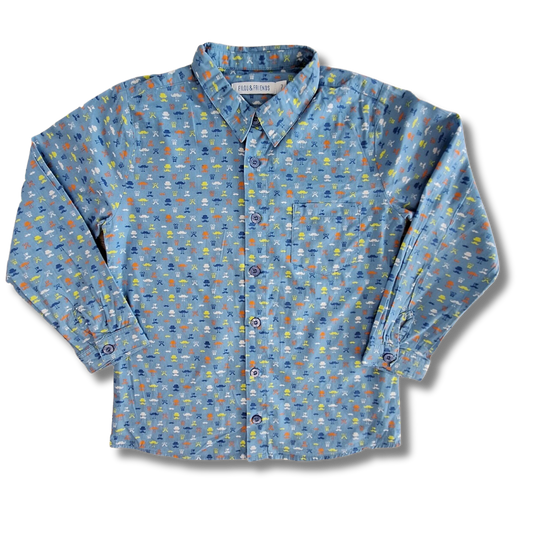 Filou & Friends - Hemd - Maat 122