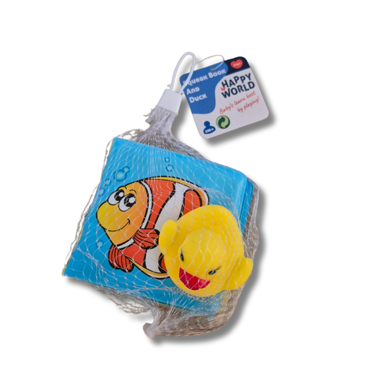 Happy World Badeendje met piepboekje