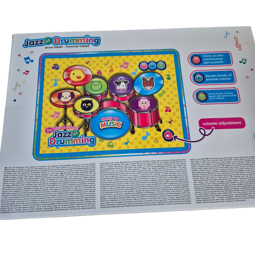 Toi Toys Baby drum tablet - exc. Batterijen (3 x AA)