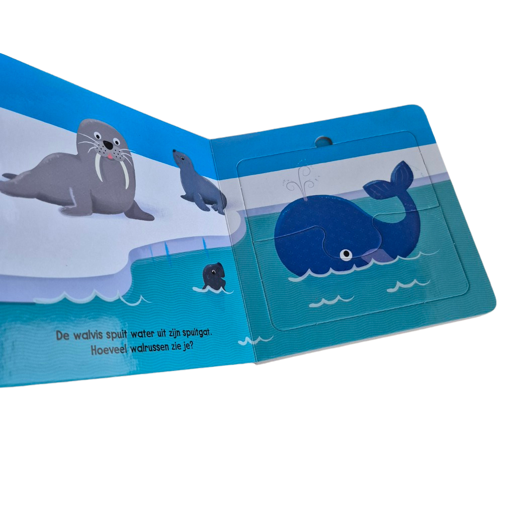 Puzzelboek voor kleine handjes - In de zee