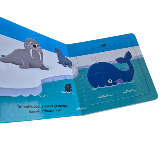 Puzzelboek voor kleine handjes - In de zee