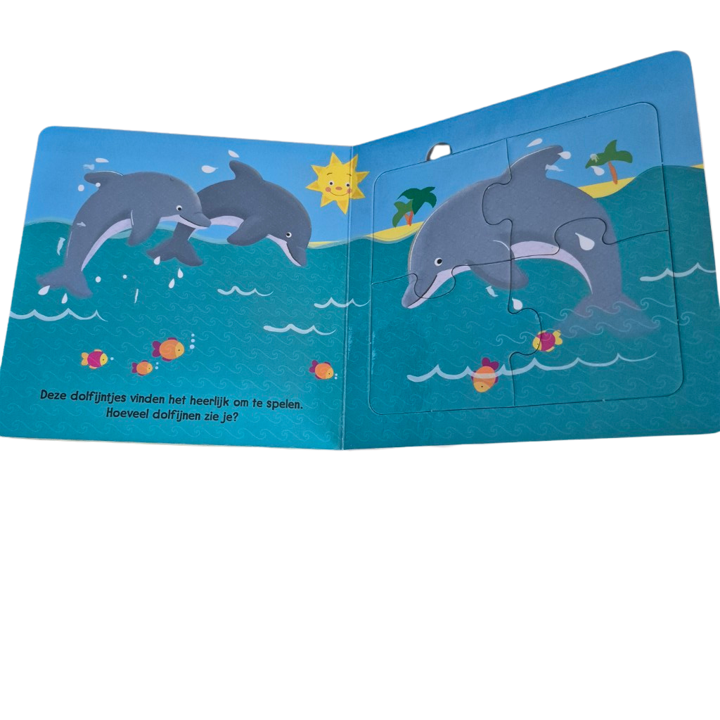 Puzzelboek voor kleine handjes - In de zee