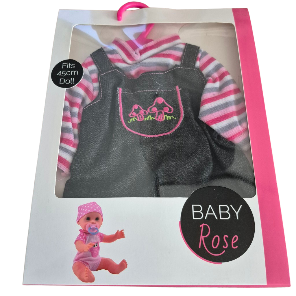 Baby Rose poppenkleren 40-45cm