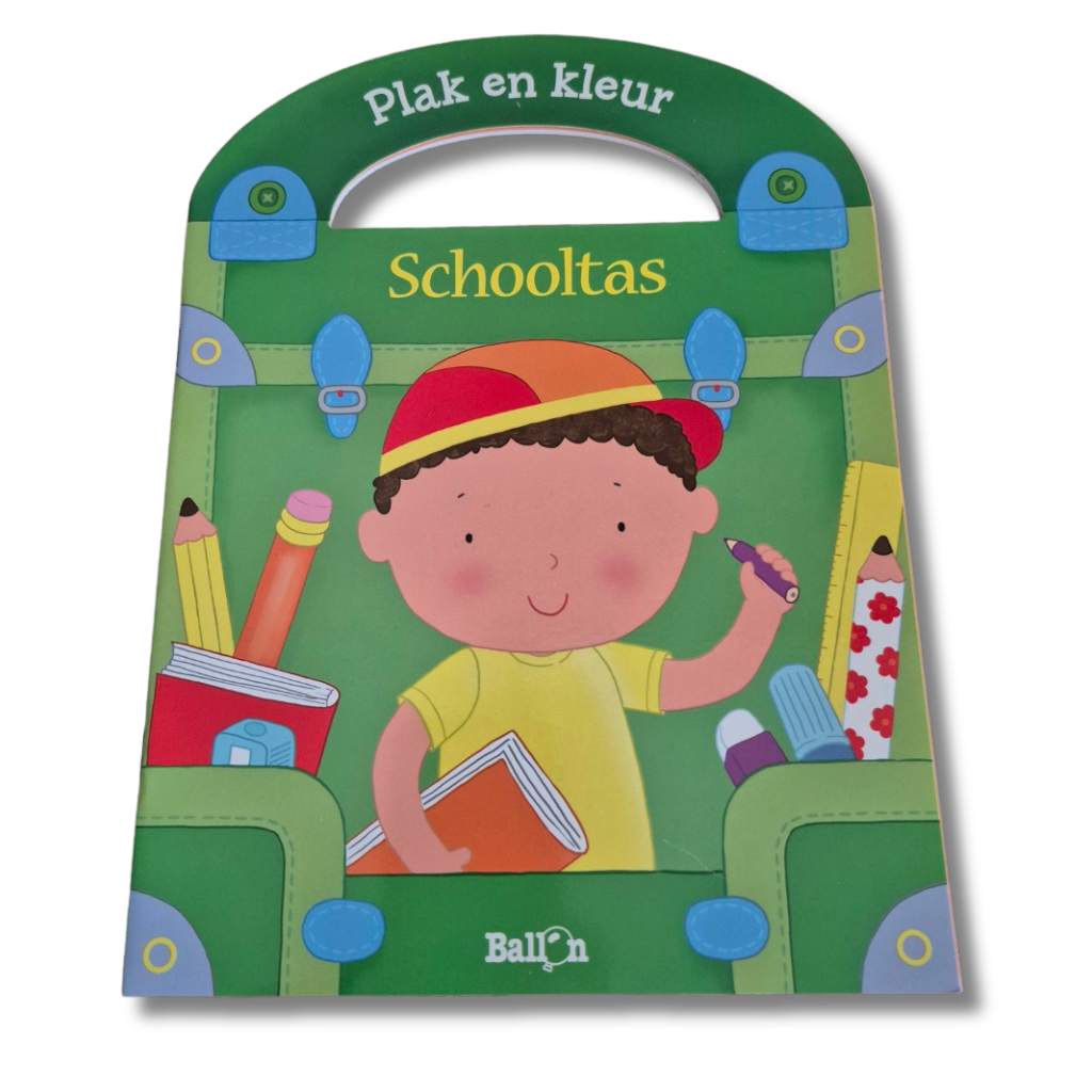 Plak en kleur - Schooltas