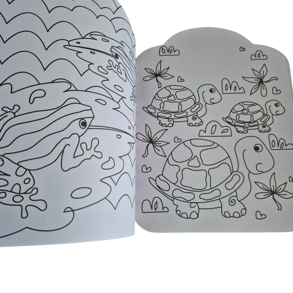 Kleur & Stickerboek: Dieren
