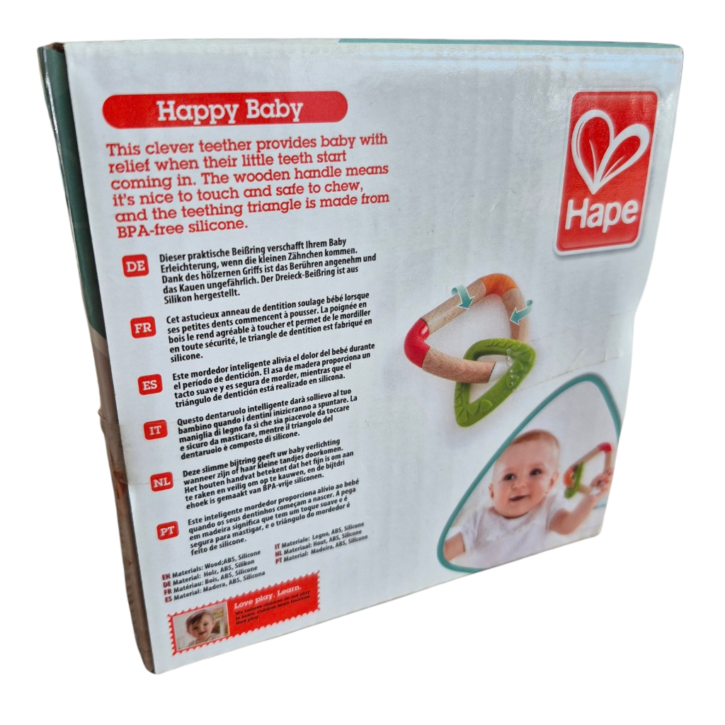 Hape - Dubbele bijtring - 0M+
