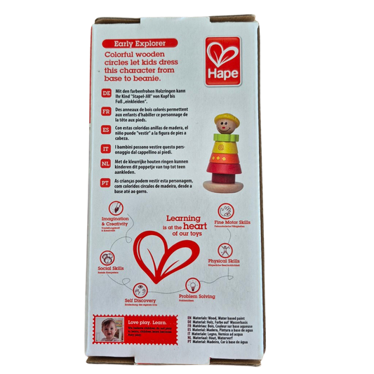Hape - Stapel-Jill - 12M+