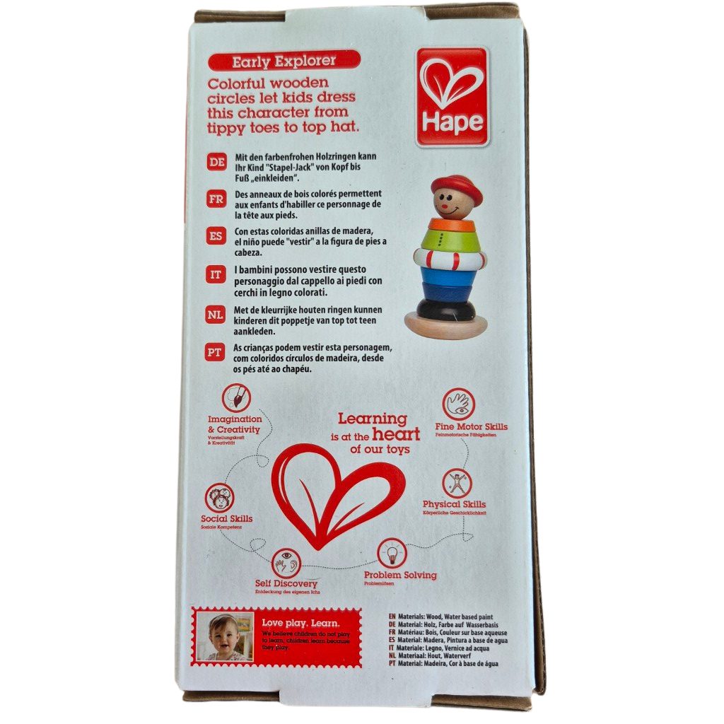 Hape - Stapel-Jack - 12M+