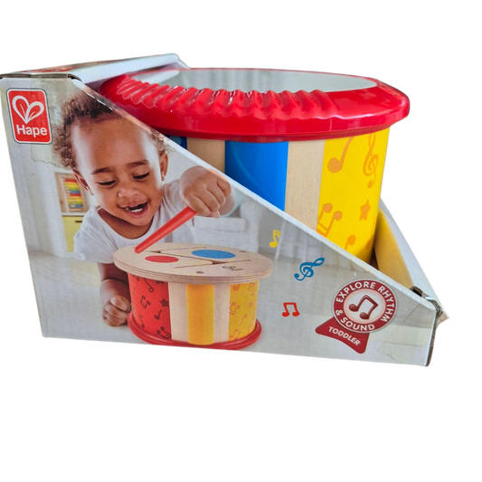 Hape - Dubbele zijde trommel - 12M+