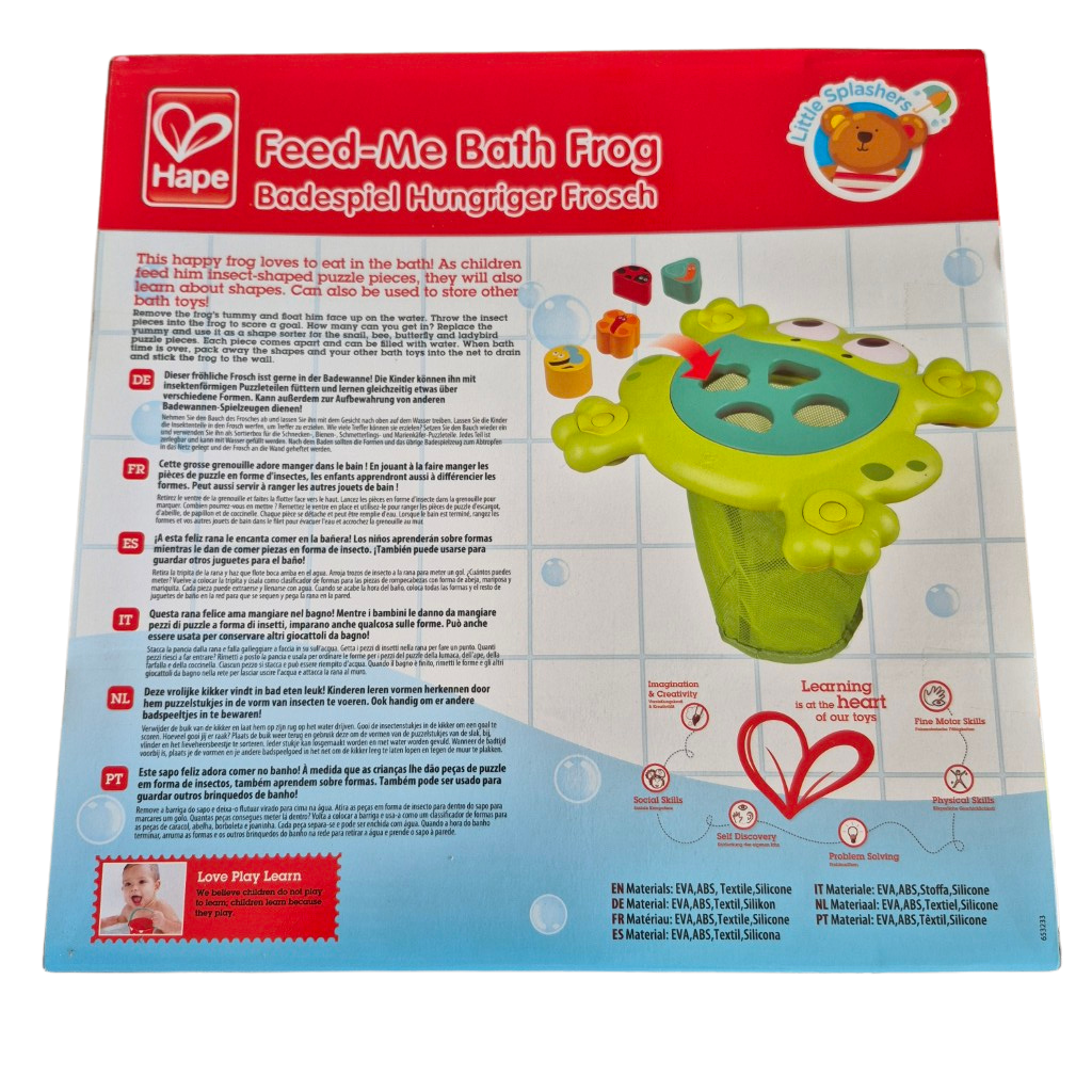 Hape - Badspeeltje Hongerige kikker - 12M+
