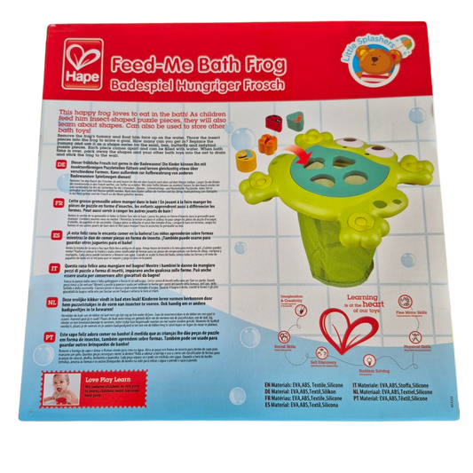 Hape - Badspeeltje Hongerige kikker - 12M+