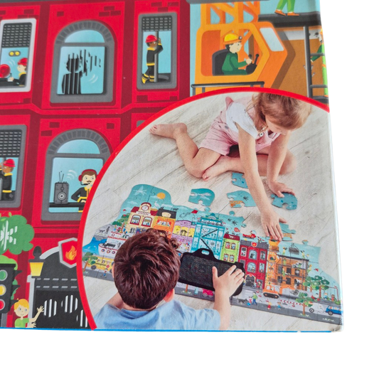 Hape - Animatie Stadspuzzel - 4J+