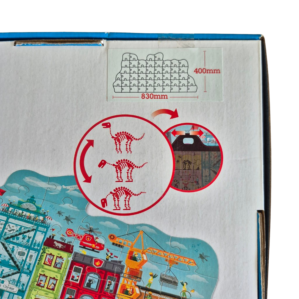 Hape - Animatie Stadspuzzel - 4J+